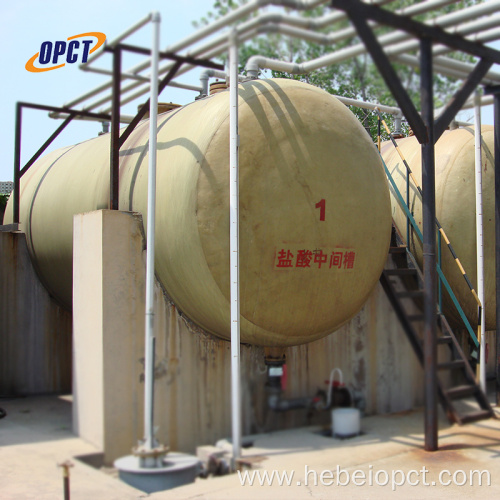 100m3 frp chemical sulfuric acid grp tank